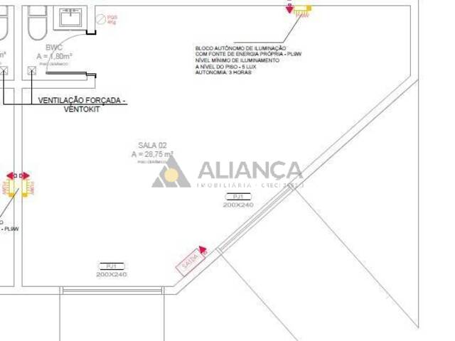 #1823 - Sala para Locação em Navegantes - SC - 3