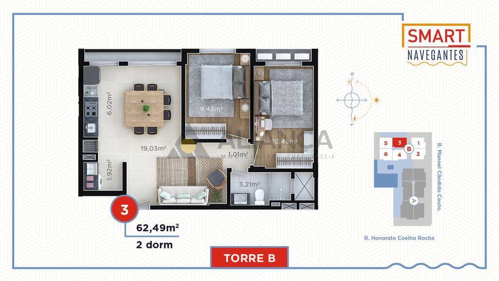 Apartamento à venda com 3 quartos, 100m² - Foto 8