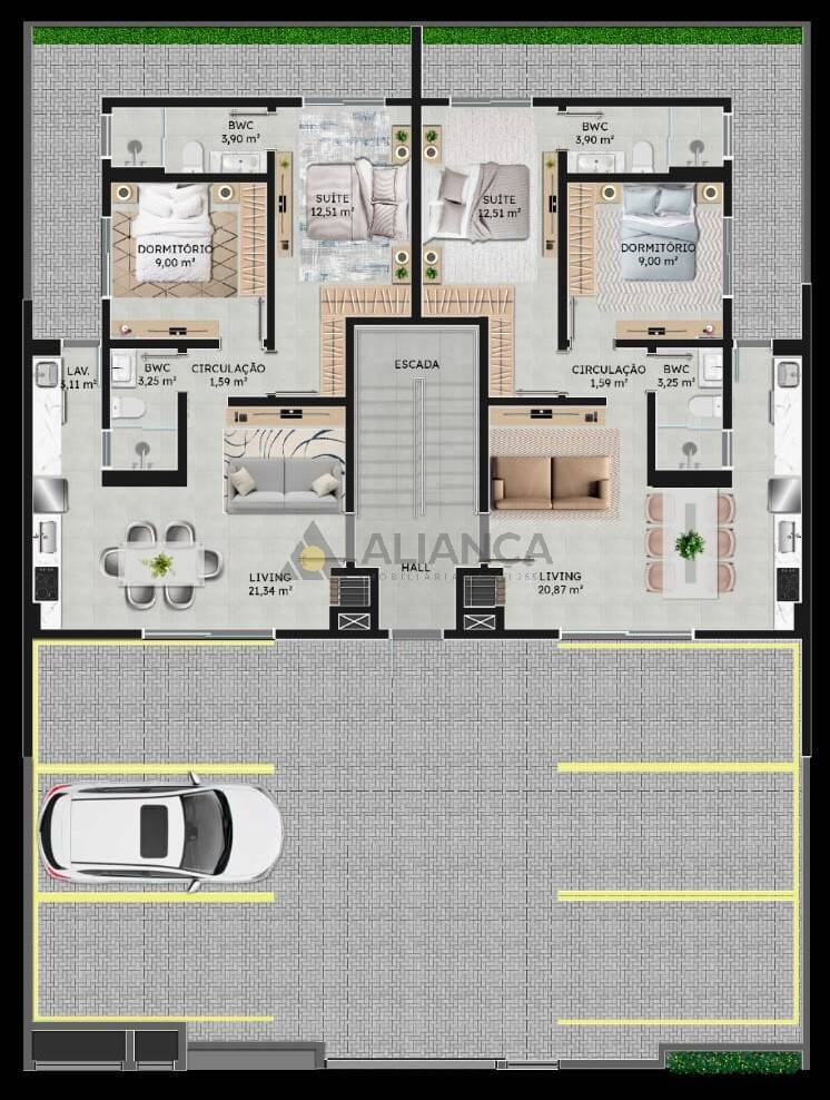 Apartamento à venda com 2 quartos, 62m² - Foto 9